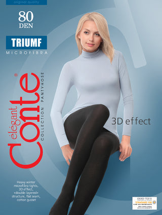 Conte Triumf 80 Den - Microfibra Opaque Women's Tights (8С-53СП)