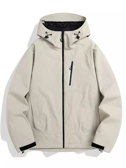 Men's Plus Size Lightweight Zip Up Jacket