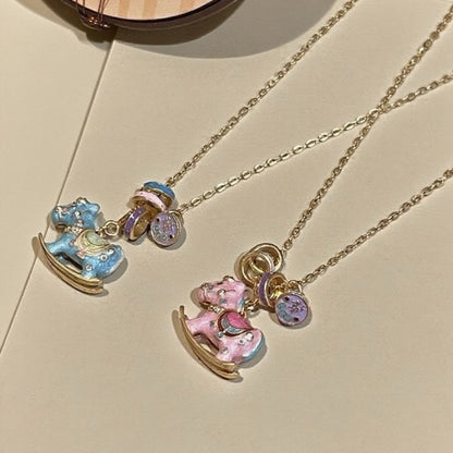 Rocking Horse Pendant Necklace