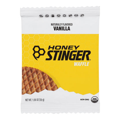 Honey Stinger Waffles - Vanilla Flavor, 12 Pack, 1.06 Oz Each