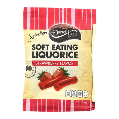Darrell Strawberry Soft Liquorice - 8 Pack, 7 Oz Each