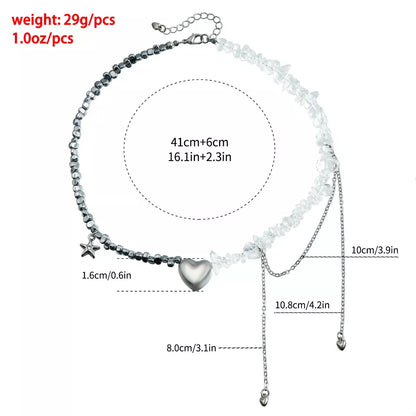 Silver-Plated Minimalist Heart Necklace