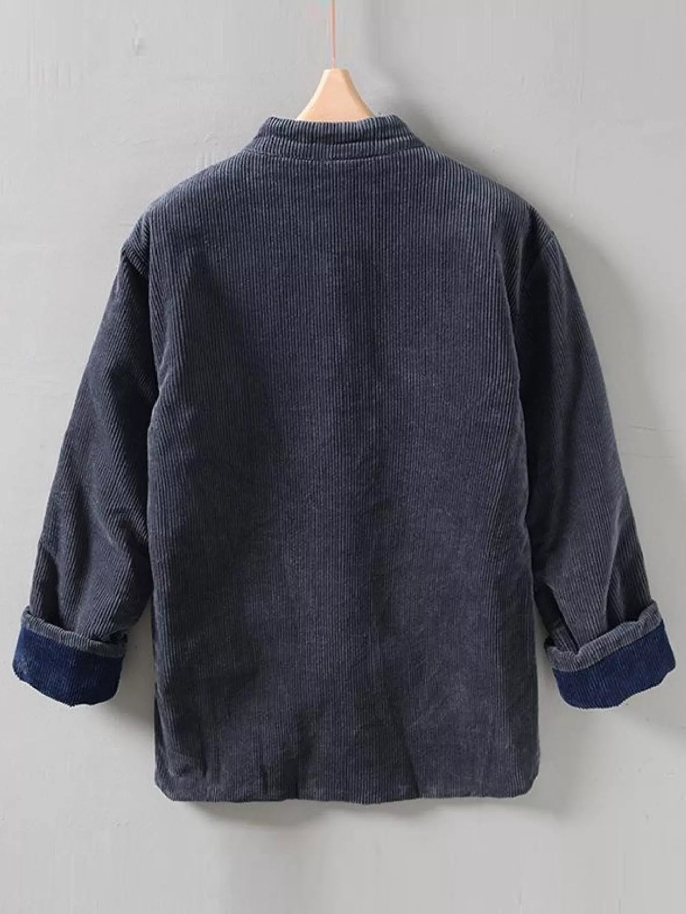 Men's Button Front Long Sleeve Jacket