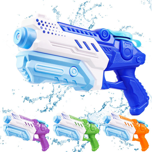 4 Pack Water Guns for Kids Adults - Super Squirt Watergun Soaker Long Shooting R