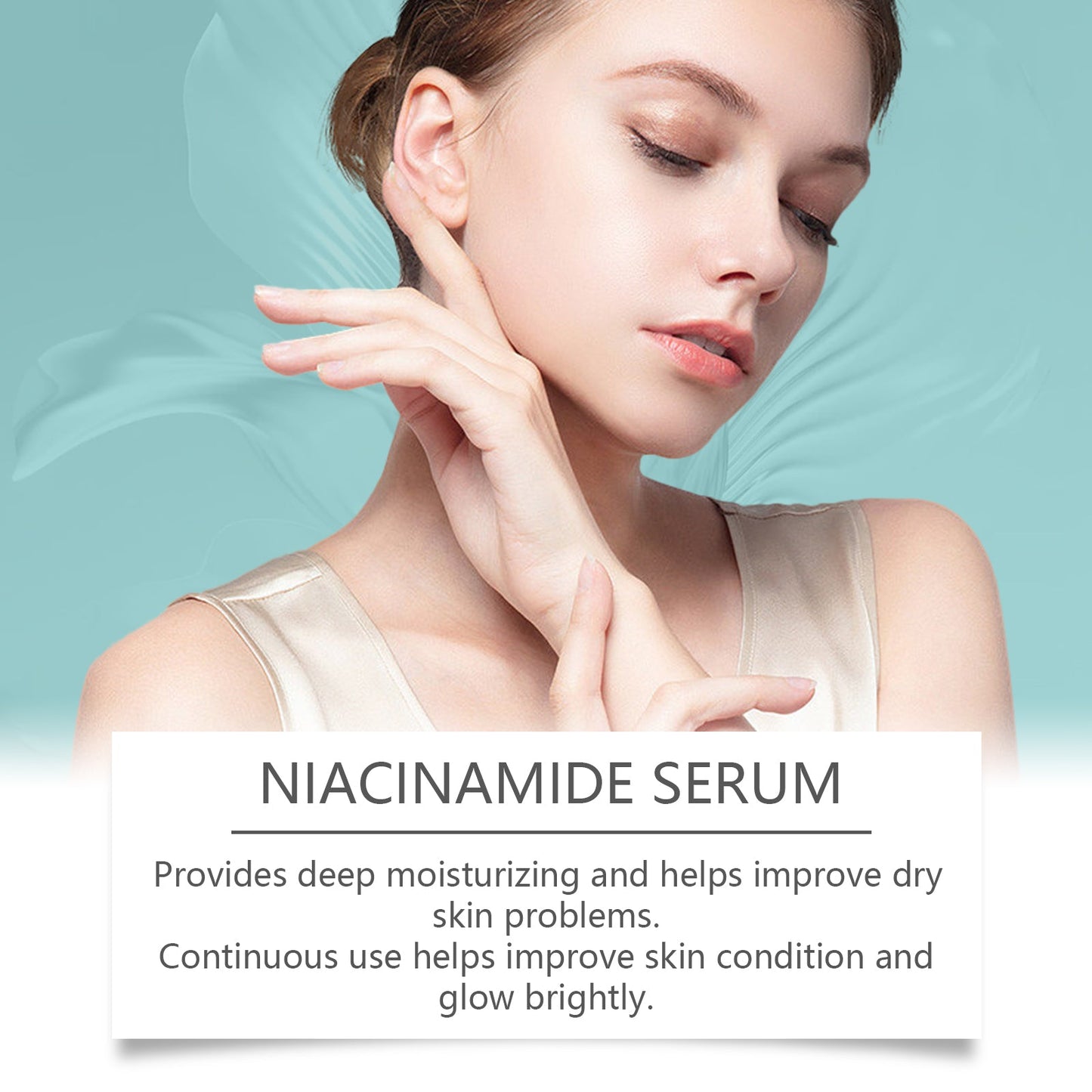 OUHOE Nicotinamide Brightening Serum, Gently Nourishing, Hydrating And Brightening Facial Skin Moisturizing And Skincare Essence