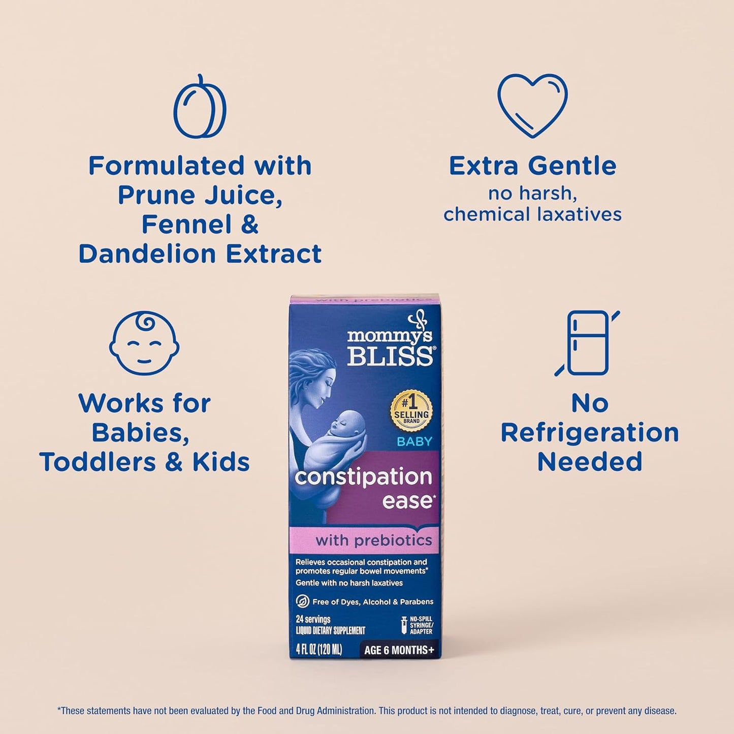 Mommy's Bliss Baby Constipation Ease (4 oz)