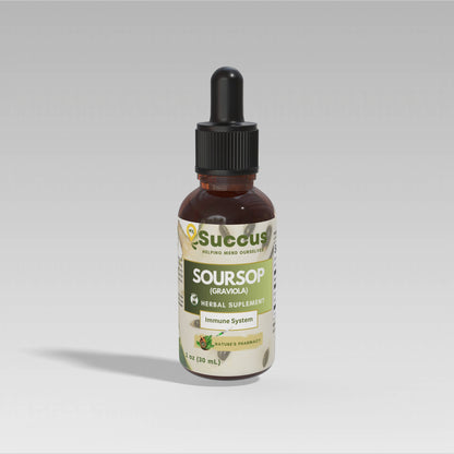 Soursop Tincture | Immune System (High Potency) | Alcohol Free | 1 fl oz