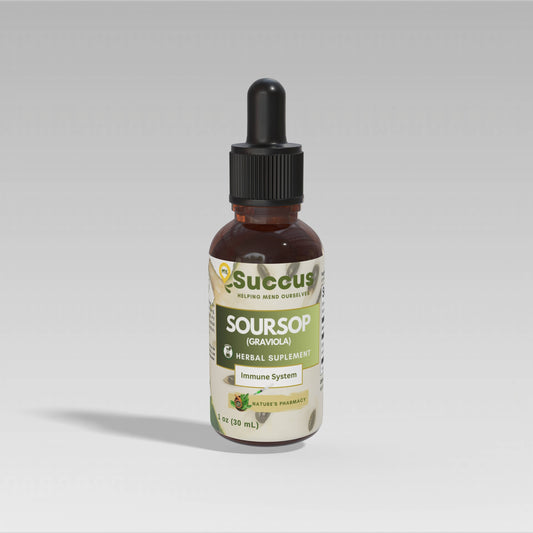 Soursop Tincture | Immune System (High Potency) | Alcohol Free | 1 fl oz