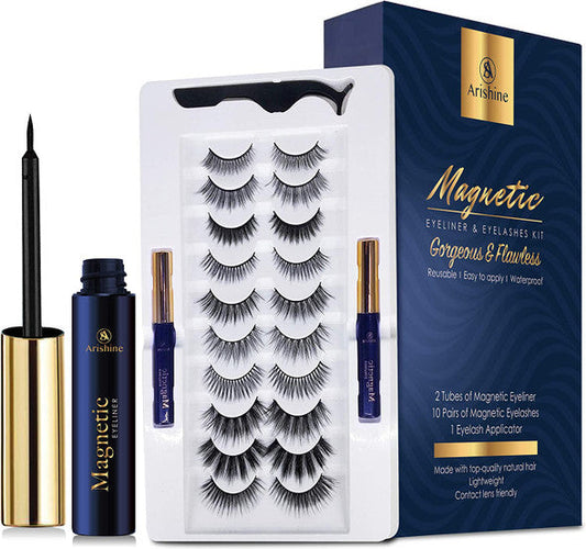 ARISHINE Gorgeous & Flawless Magnetic Eyeliner & Lashes Kit