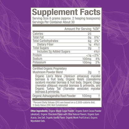 Om Mushroom Superfood Hot Chocolate Blend, 8.47 oz