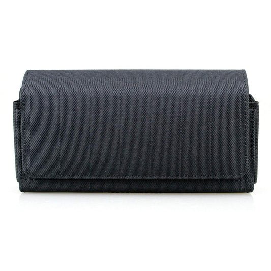 aubaddy Dual Phone Holster Pouch Case for 2 Phones, Double Decker Belt Clip Case for All iPhone (16 15 14 13 12 11) Pro Max/Plus, Samsung Galaxy (S23 S22 S21 S20) Ultra/Plus/Fe (Large)