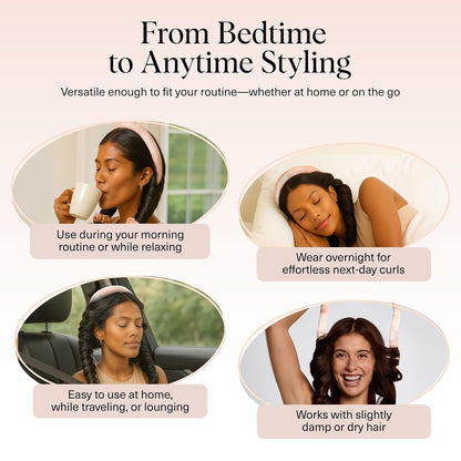 KITSCH Satin Heatless Curling Set