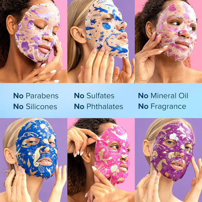 MAREE Collagen Facial Mask with Hyaluronic Acid - 6 Mask