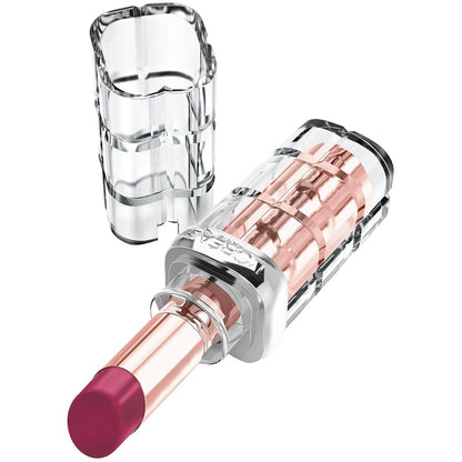 L'Oreal Paris Makeup Colour Riche Plump and Shine Lipstick, for Glossy, Radiant, Visibly Fuller Lips with an All-Day Moisturized Feel, 108 Wild Fig Plump, 0.1 oz.