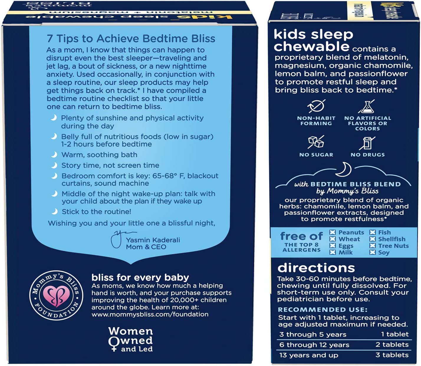Mommy's Bliss Sleep Chewables for Kids (Pack of 35)