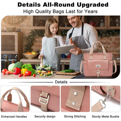 Weitars Lunch Bag for Women Work,Insulated Lunch Box Extra Large Lunch Tote Bag