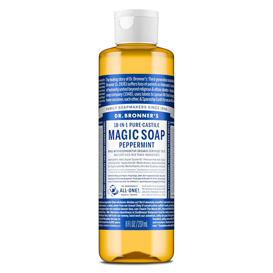 DR. BRONNER'S 18-in-1 Hemp Peppermint Pure-Castile Soap