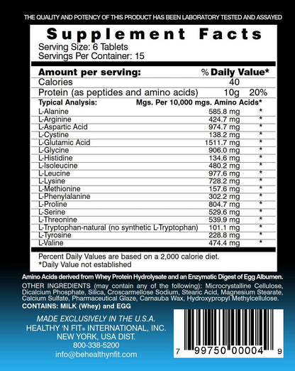 Healthy 'n Fit Anabolic Amino 10000 (90 Tablets)