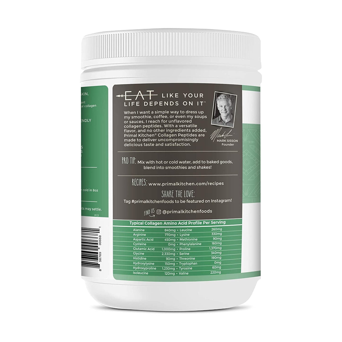 Primal Kitchen Collagen Peptides Unflavored (1.2 Lb)