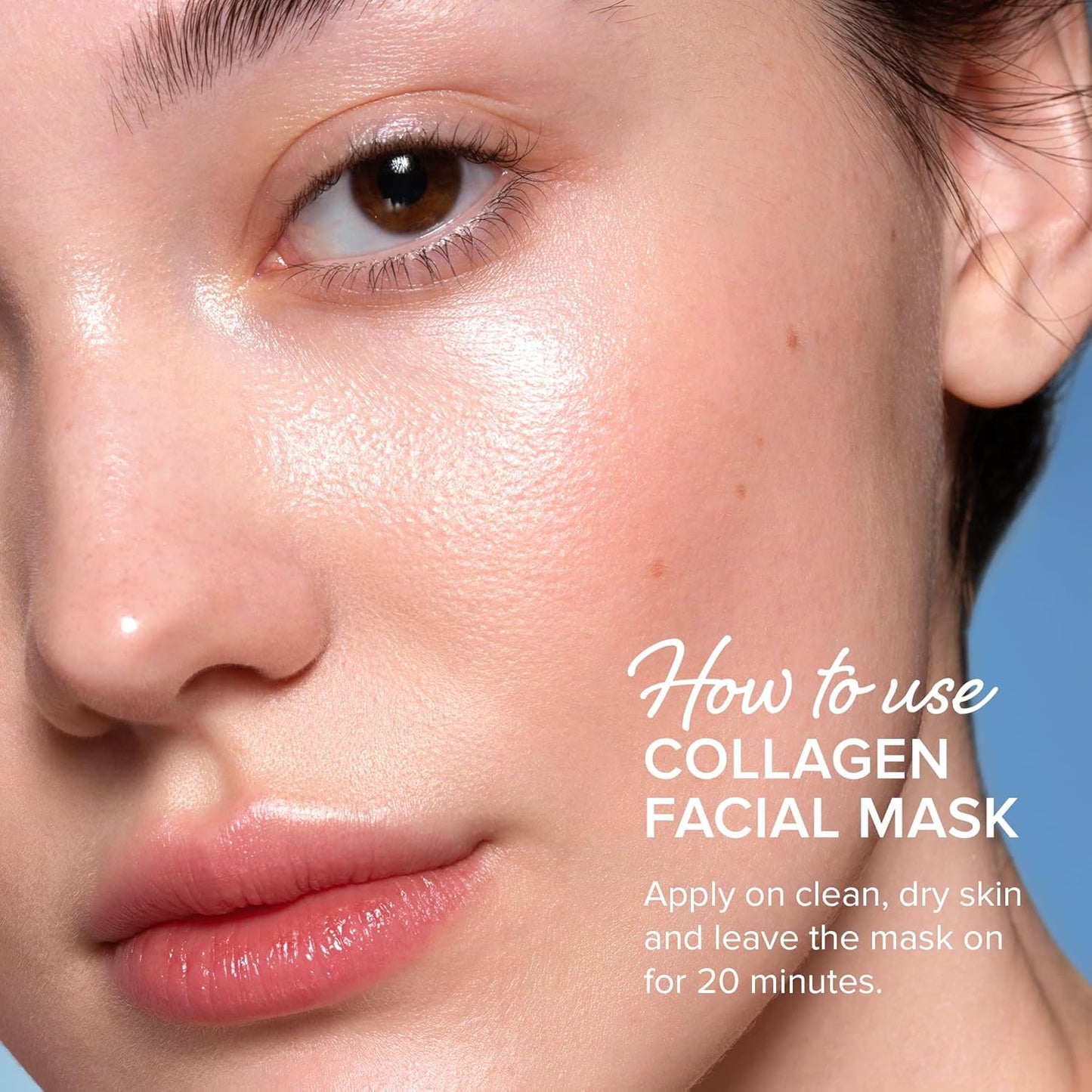 MAREE Collagen Facial Mask with Hyaluronic Acid - 6 Mask