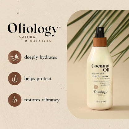 OLIOLOGY Coconut Oil Beach Wave Sea Salt Mist Spray