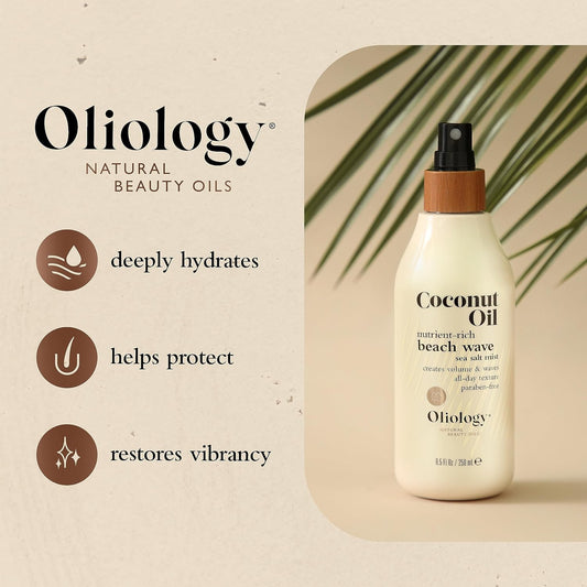 OLIOLOGY Coconut Oil Beach Wave Sea Salt Mist Spray