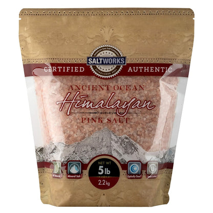 Saltworks Pink Himalayan Salt Coarse 5 lb