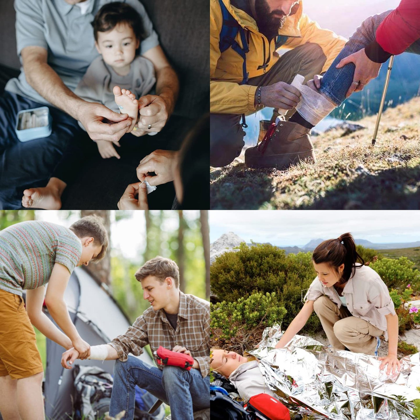 Waterproof First Aid Kit Roll Top Boat Emergency Kit with Waterproof ContentsRED