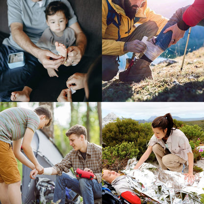 Waterproof First Aid Kit Roll Top Boat Emergency Kit with Waterproof ContentsRED