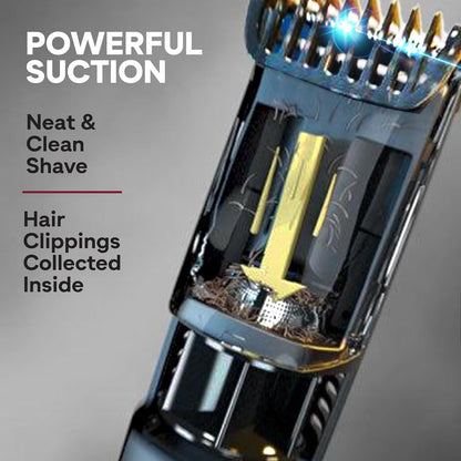 VACUTRIM Powerful Vacuum Hair Suction Electric Trimmer