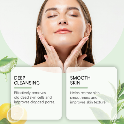West&Month Purifying Exfoliating Gel, Improves Dull Dryness Deeply Cleans Pores Brightening Skin Firming