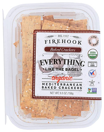 Firehook Crackers, Everything Seasoning, 5.5 oz, Case of 8
