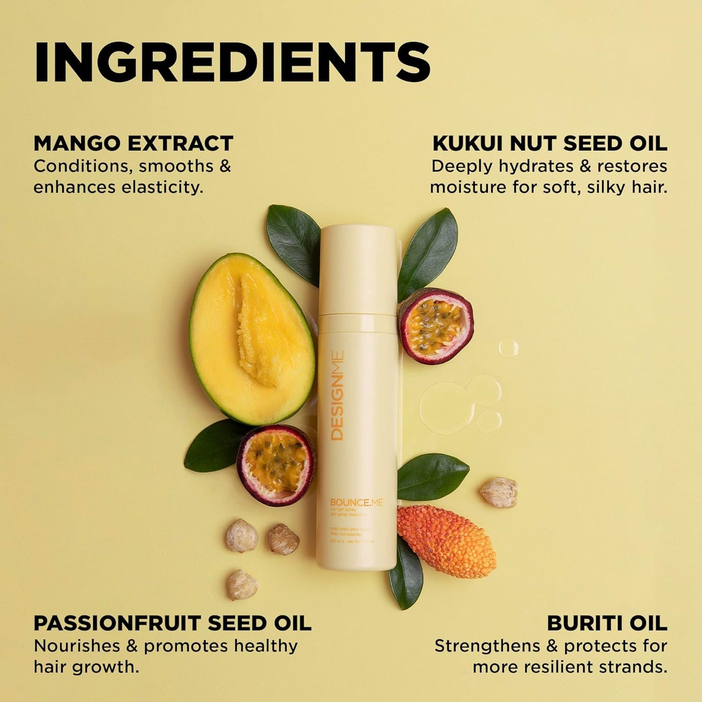 DESIGN.ME Bounce Curl Spray Gel