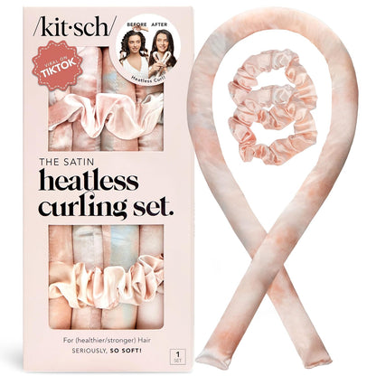 KITSCH Satin Heatless Curling Set
