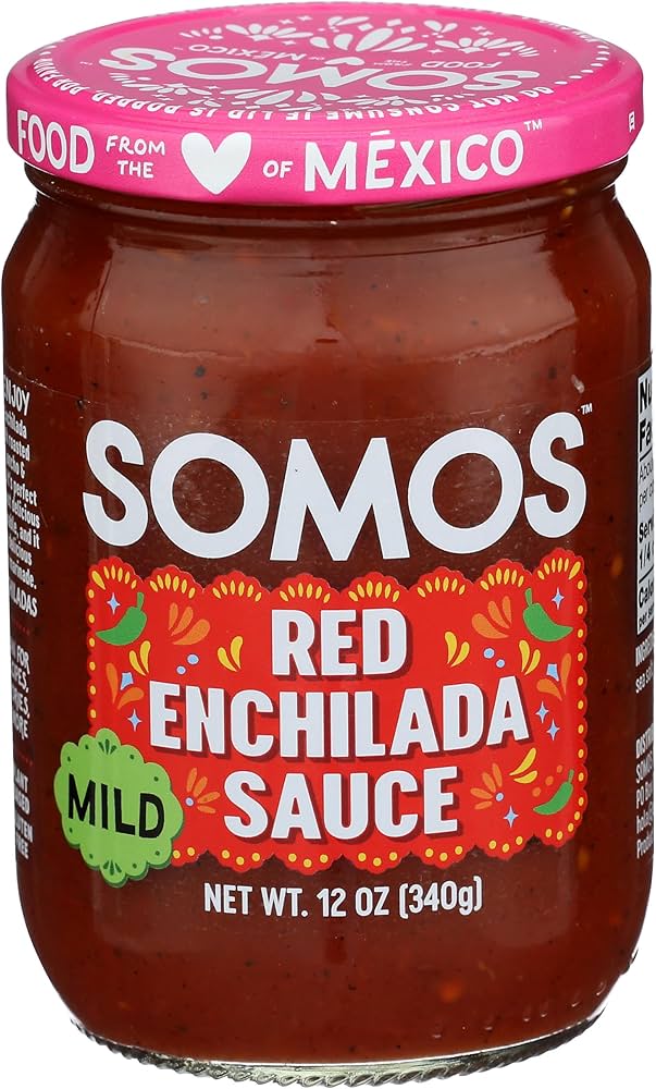 Somos - Mild Red Enchilada Sauce, 12 oz (Pack of 6) - Gluten-Free Mexican Import