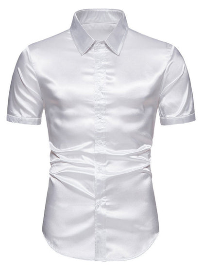Men's Button Up Short Sleeve Shirt