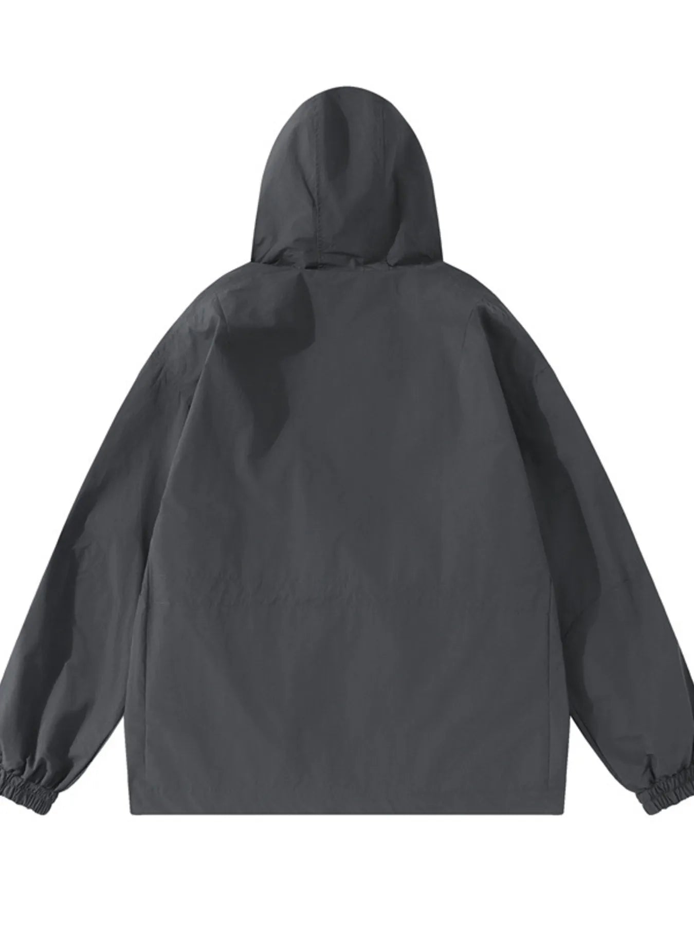 Men's Drawstring Long Sleeve Hooded Jacket