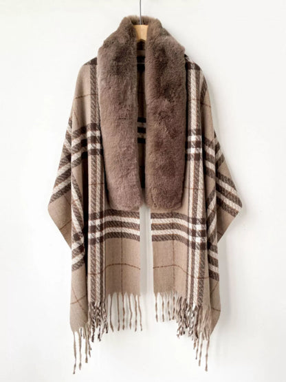 Faux Fur Fringe Scarf Wrap