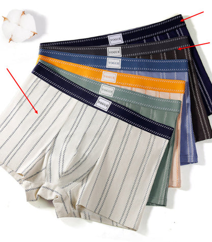 Mens 100 Cotton Antibacterial Sweat-Absorbent And Breathable Shorts