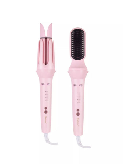 2-in-1 Automatic Rotating Ceramic Curling Iron