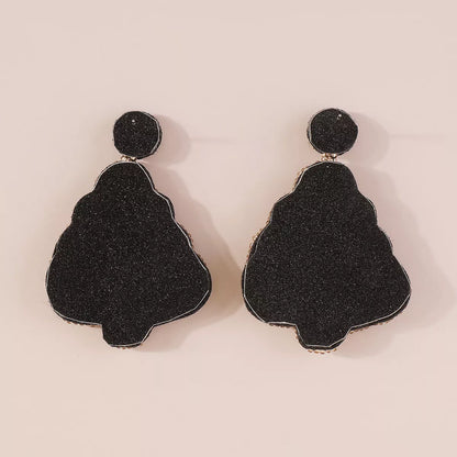Christmas Tree Dangle Earrings