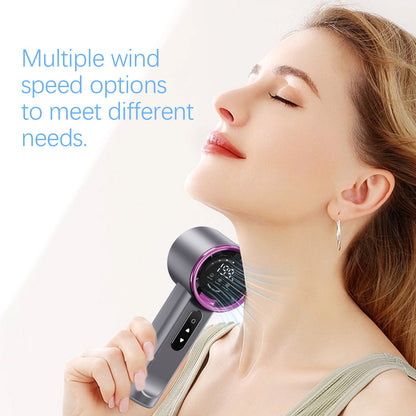 High-speed Handheld Fan Purple