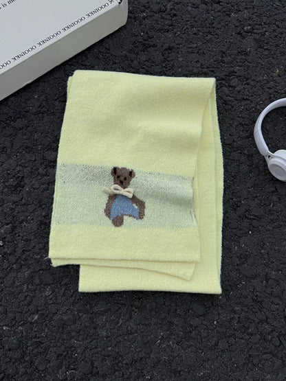 Bear Knitted Scarf