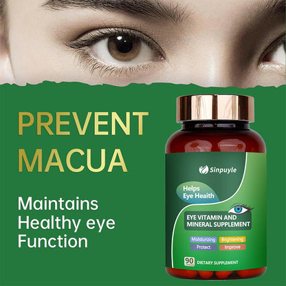 Halal Lutein Eye Health Vision Support Vitamin & Mineral Herbal Extract Lutein Supplement Capsules Lutein Capsules