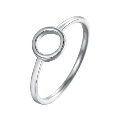 925 Sterling Silver Circle Ring