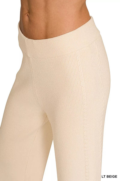 Zenana Viscose Round Neck Top & Pants Set