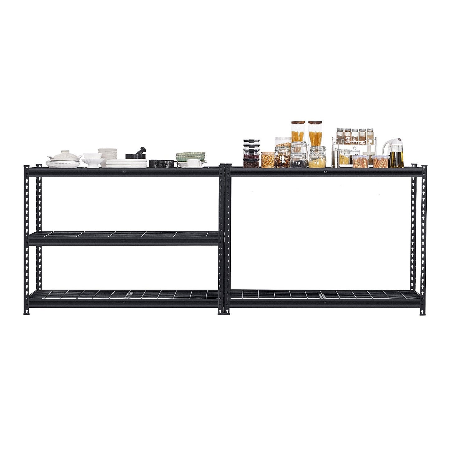 Storage Shelves 5 Tier Adjustable Heavy Duty Garage Shelving Units 3000 Lbs