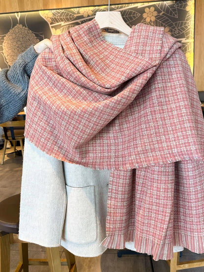 Plaid Warm Scarf