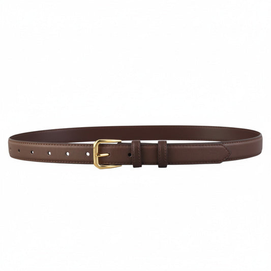 Leather Skinny Belt