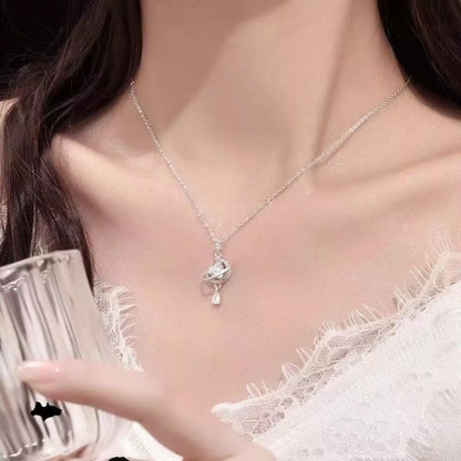 Planet Heart Pendant Necklace